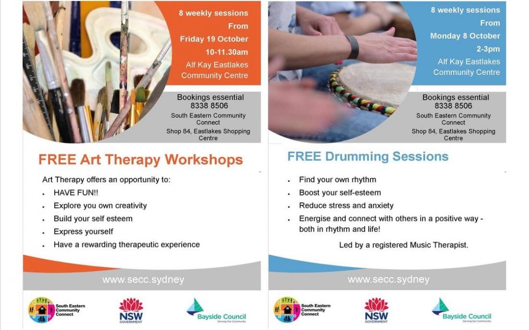 Have you considered drumming?… or art therapy?