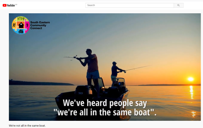 We’re not all in the same boat.