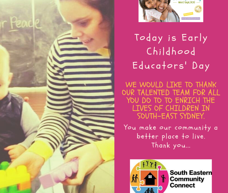 Let’s hear it for our early childhood educators!
