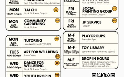 Term 1 Programs Announced