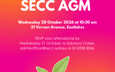 Announcing the SECC AGM | 28 October 2026
