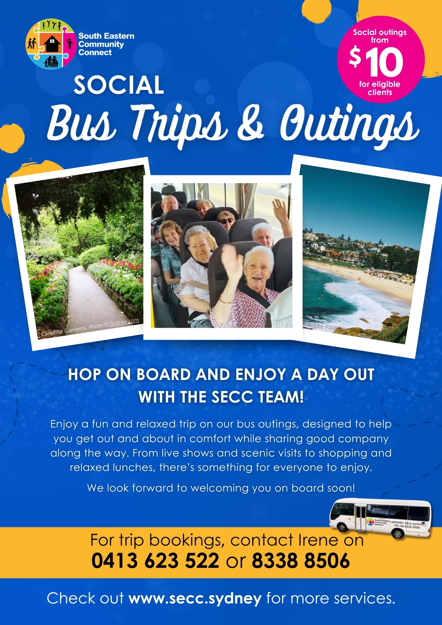 Seniors Bus Trips Sydney by SECC - June 2026 1