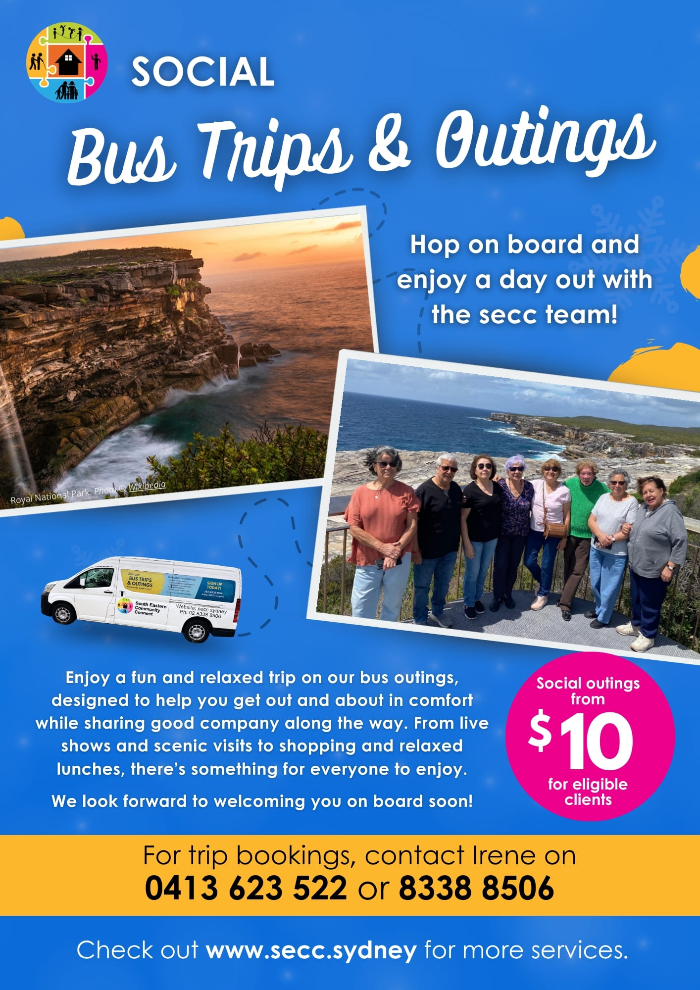 SECC Seniors Bus Trips in Sydney - July2026-1